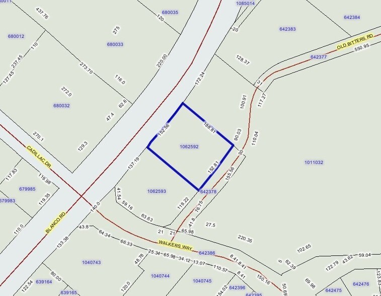 14414 Blanco Rd, San Antonio, TX à louer - Plan cadastral – Image 2 sur 5