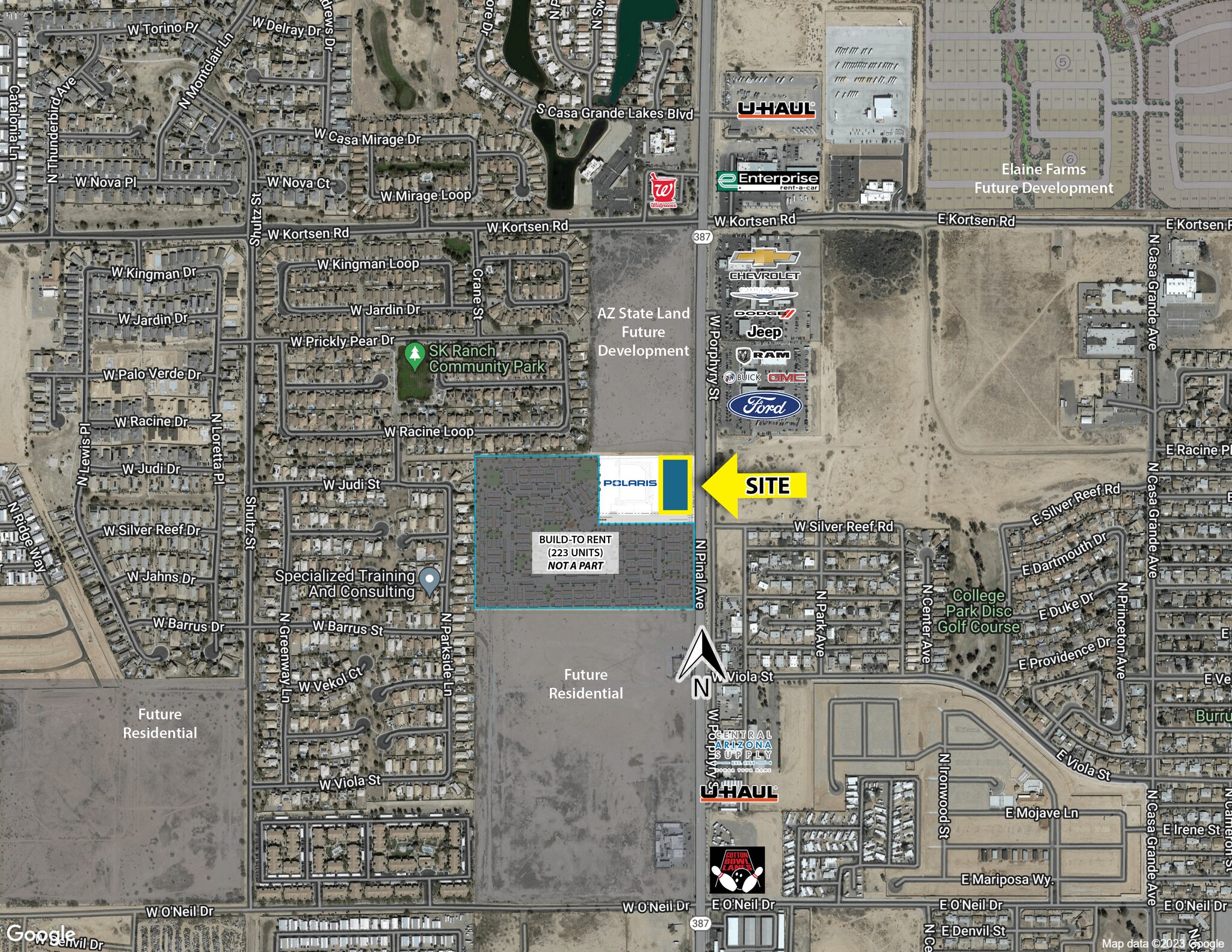 1865 N Pinal Ave, Casa Grande, AZ à louer Aérien– Image 1 sur 5