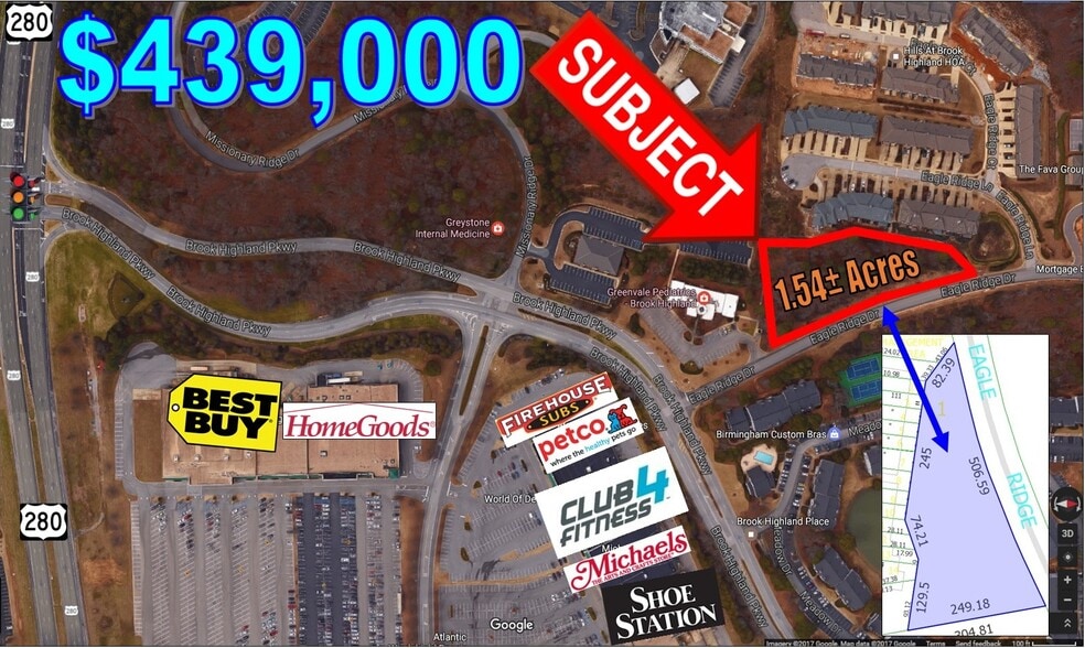 Eagle Ridge Drive, Birmingham, AL à vendre - Aérien – Image 1 sur 3