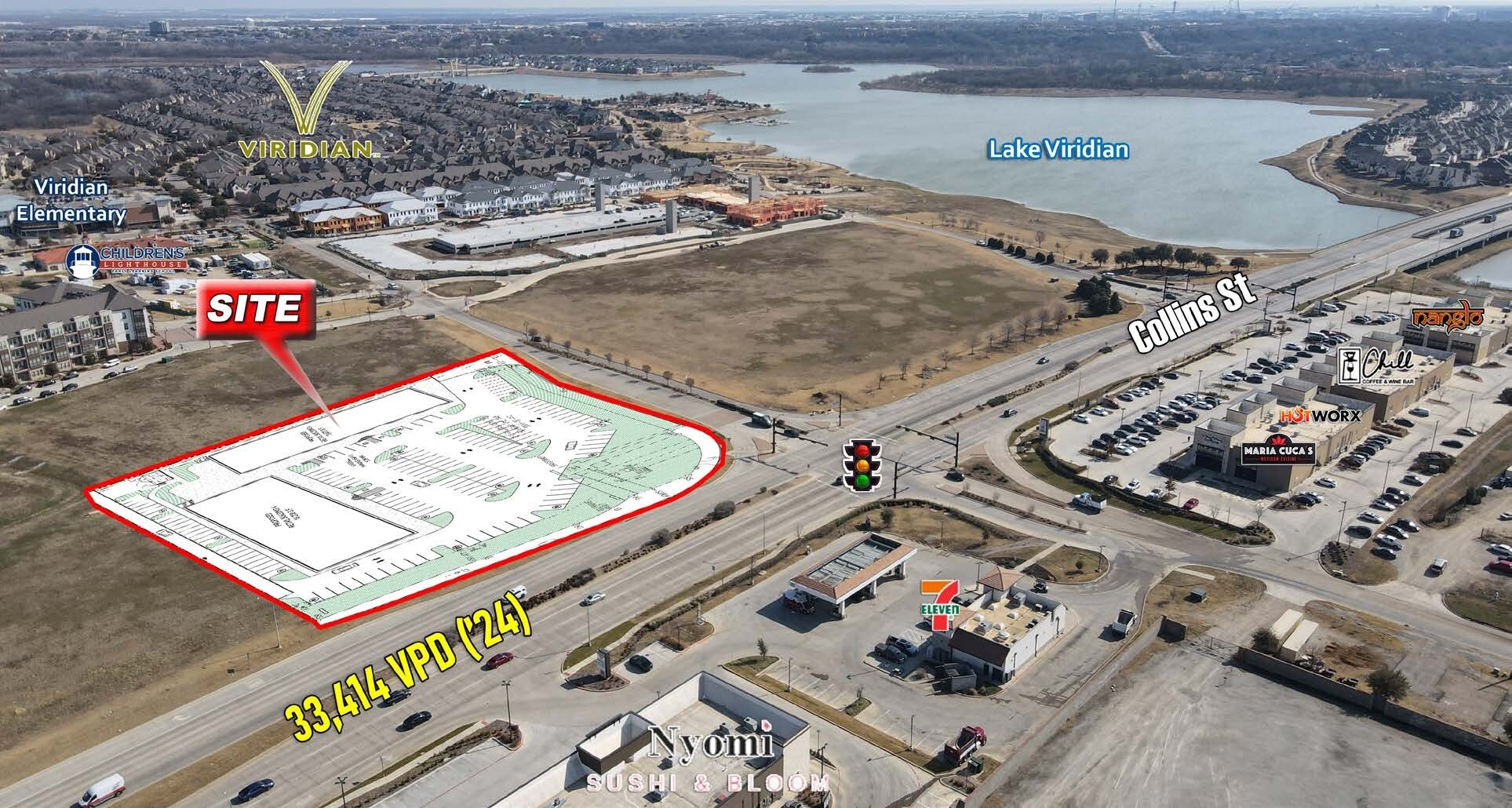 NEC of N Collins St & Blue Lake Blvd, Arlington, TX à louer Photo de l’immeuble– Image 1 sur 4
