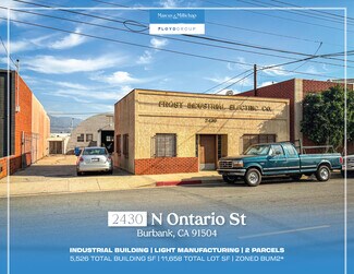 Plus de détails pour 2430 Ontario St, Burbank, CA - Industriel/Logistique à vendre