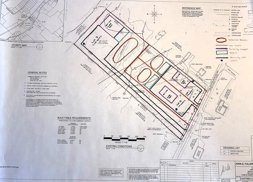 1865 Route 284, Slate Hill, NY à vendre - Plan de site – Image 2 sur 2