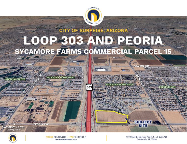 Loop 303 & W Peoria, Surprise, AZ à vendre - Photo de l’immeuble – Image 1 sur 3