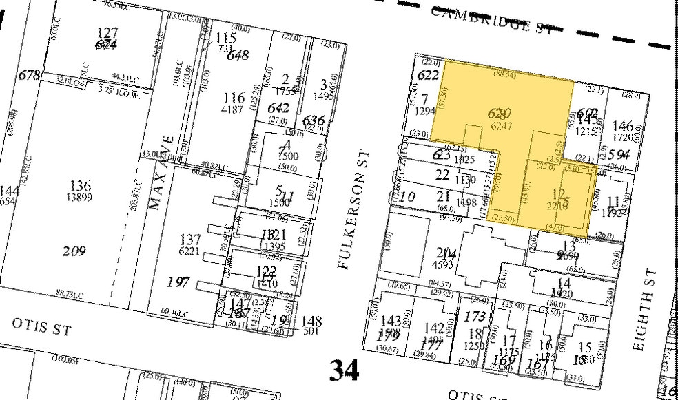 618-620 Cambridge St, Cambridge, MA à vendre - Plan cadastral – Image 2 sur 10