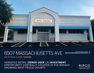 Plus de détails pour 6507 Massachusetts Ave, New Port Richey, FL - Local commercial à vendre