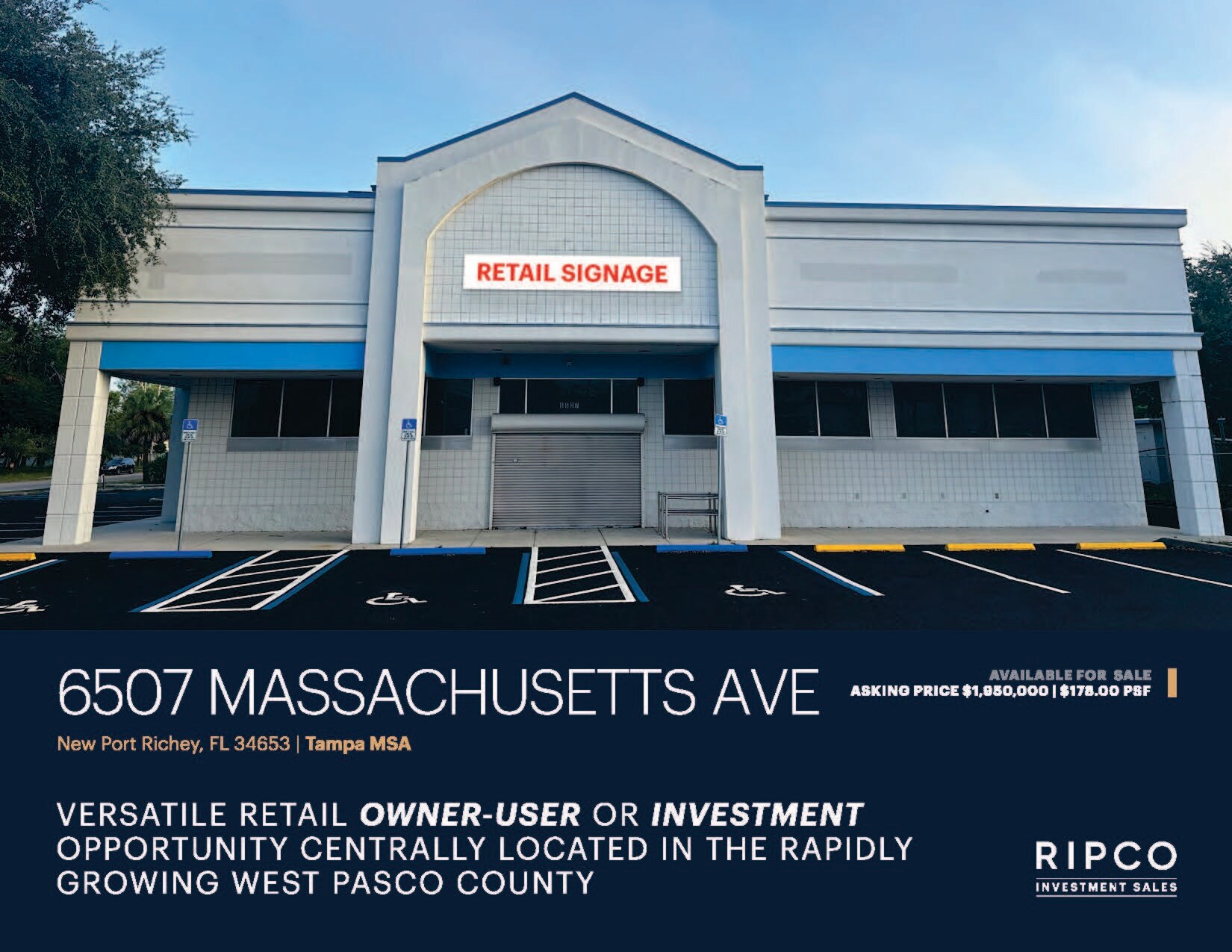 6507 Massachusetts Ave, New Port Richey, FL à vendre Photo de l’immeuble– Image 1 sur 5