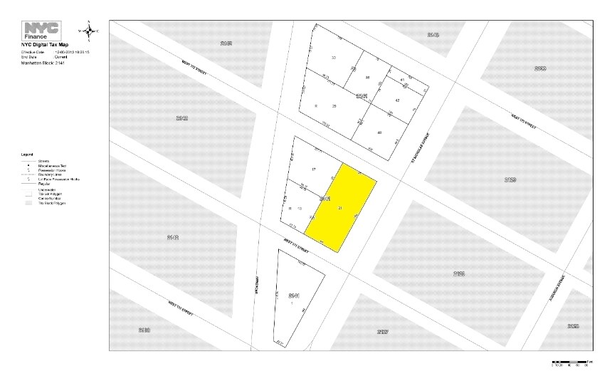 1221 Saint Nicholas Ave, New York, NY à louer - Plan cadastral – Image 2 sur 6