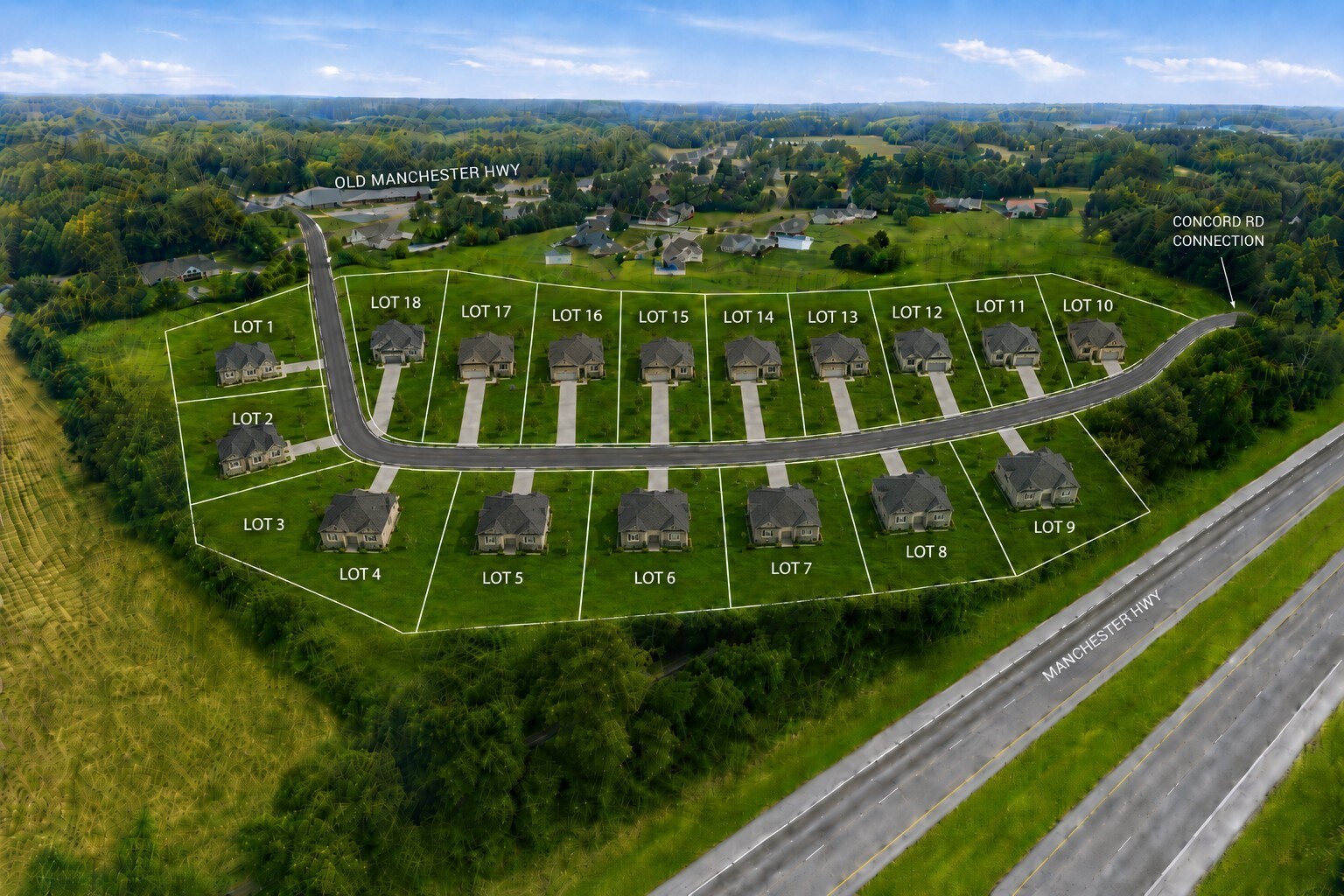 Old Tullahoma hwy, Tullahoma, TN à vendre Aérien– Image 1 sur 27