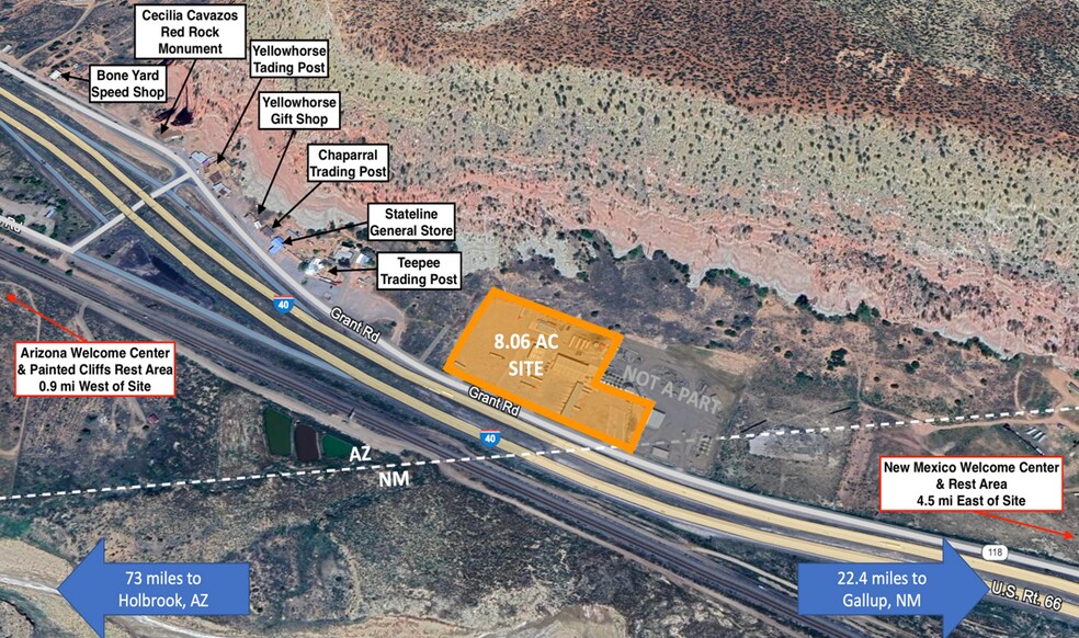 I-40 & EXIT 359 Grant rd, Lupton, AZ à vendre - Photo de l’immeuble – Image 3 sur 23