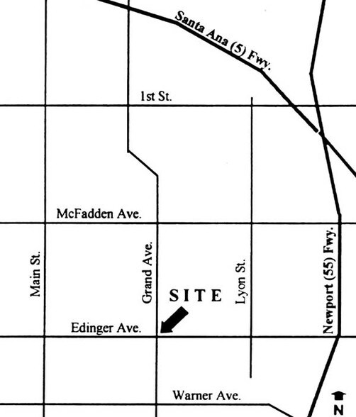 1501-1519 S Grand Ave, Santa Ana, CA à louer - Plan de site – Image 2 sur 10