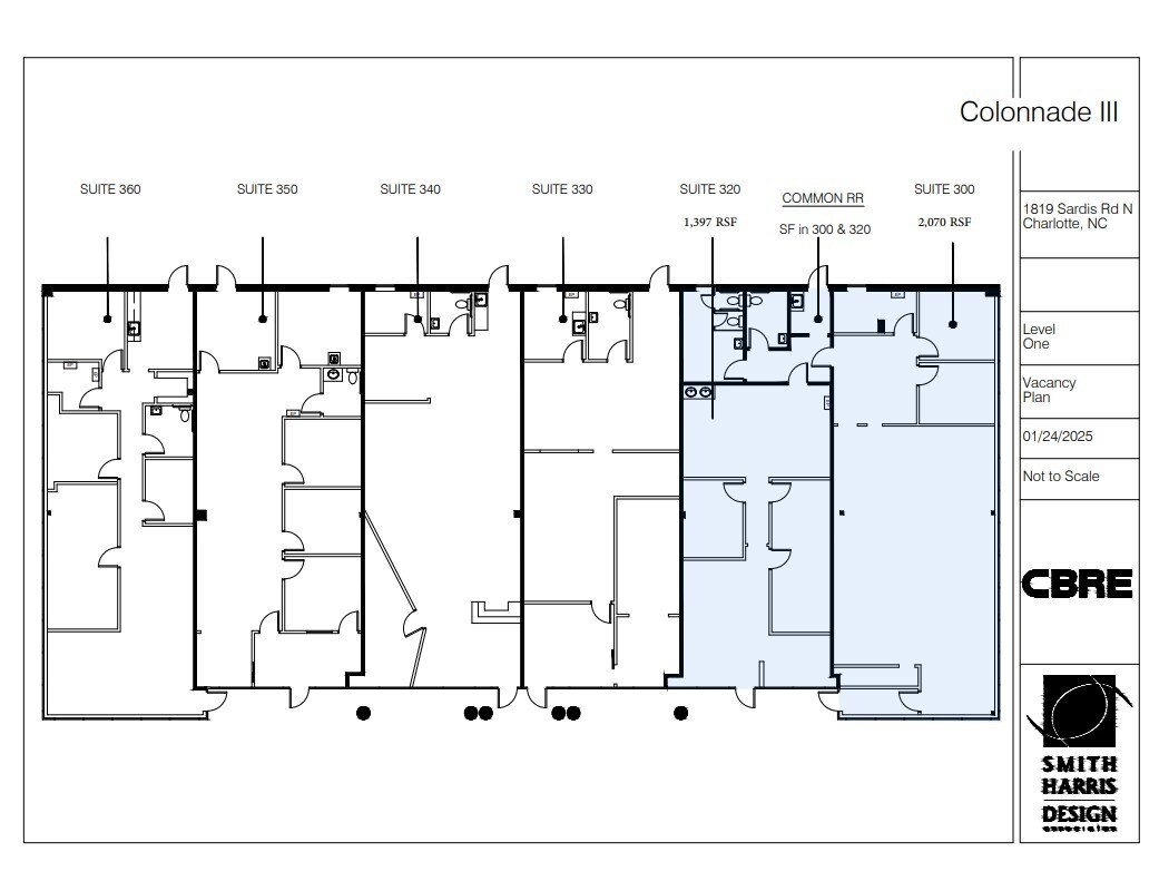 1805 Sardis Rd N, Charlotte, NC à louer Plan d’étage– Image 1 sur 2