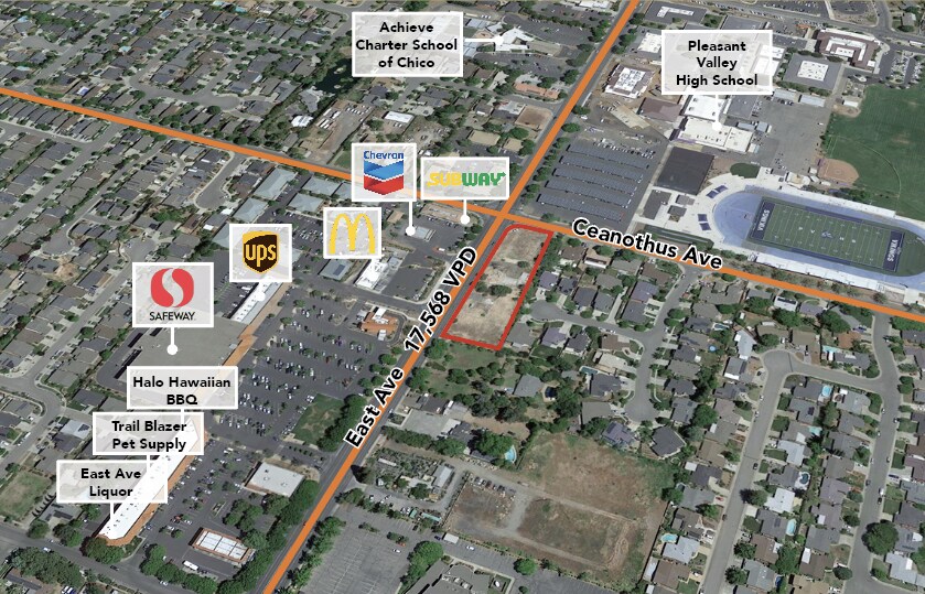 1389 East Ave, Chico, CA à vendre - Photo de l’immeuble – Image 2 sur 3