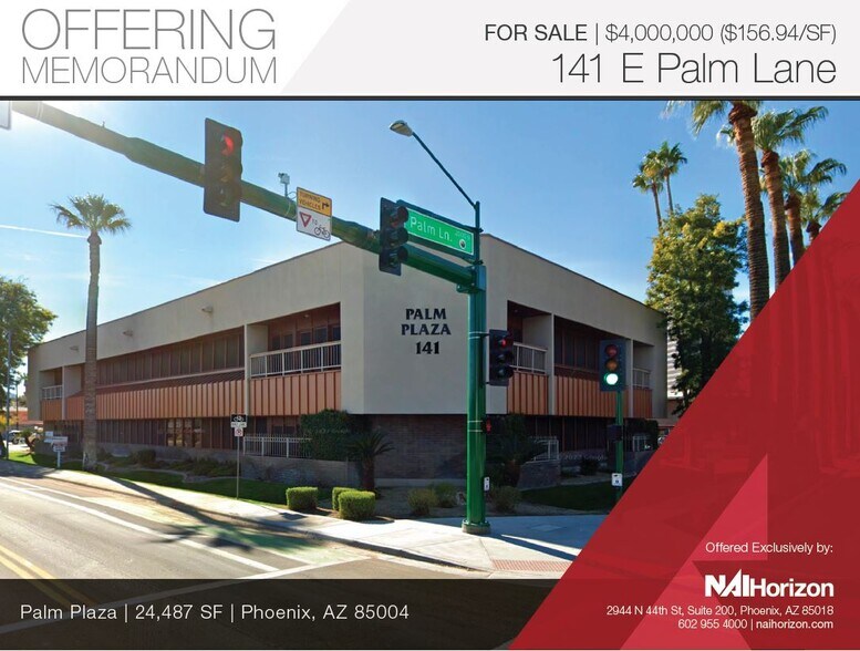141 E Palm Ln, Phoenix, AZ à vendre - Photo de l’immeuble – Image 2 sur 26
