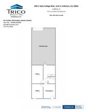 667-759 S State College Blvd, Fullerton, CA à louer Plan d’étage– Image 1 sur 1