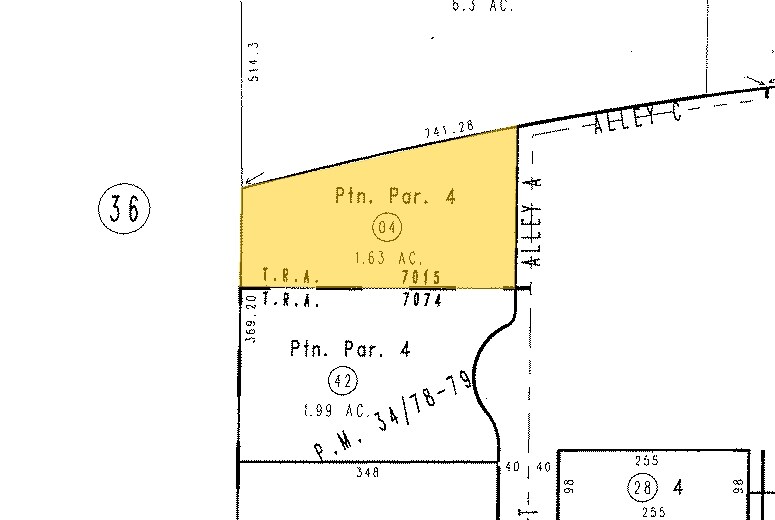 1808 Commercenter W, San Bernardino, CA à vendre - Plan cadastral – Image 3 sur 3