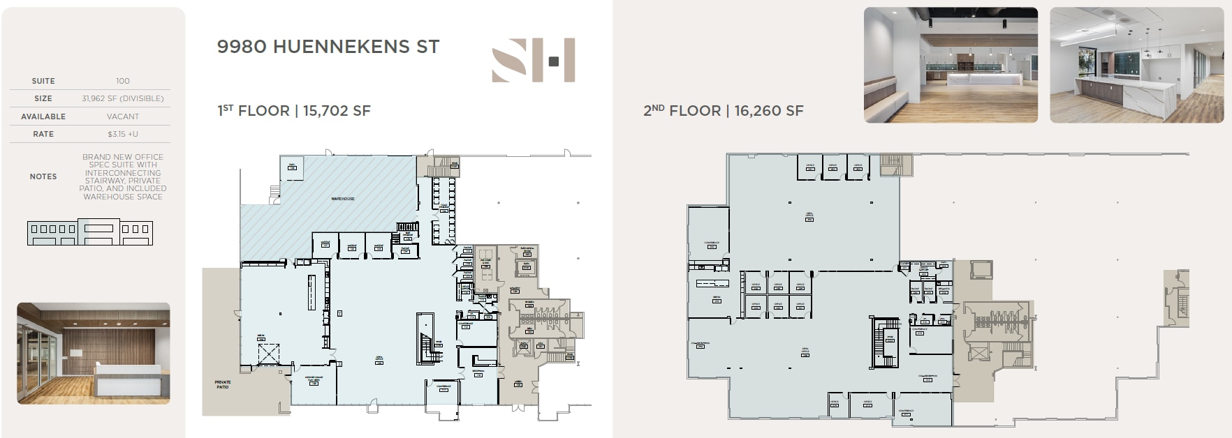 9980 Huennekens St, San Diego, CA à louer Plan d’étage– Image 1 sur 6