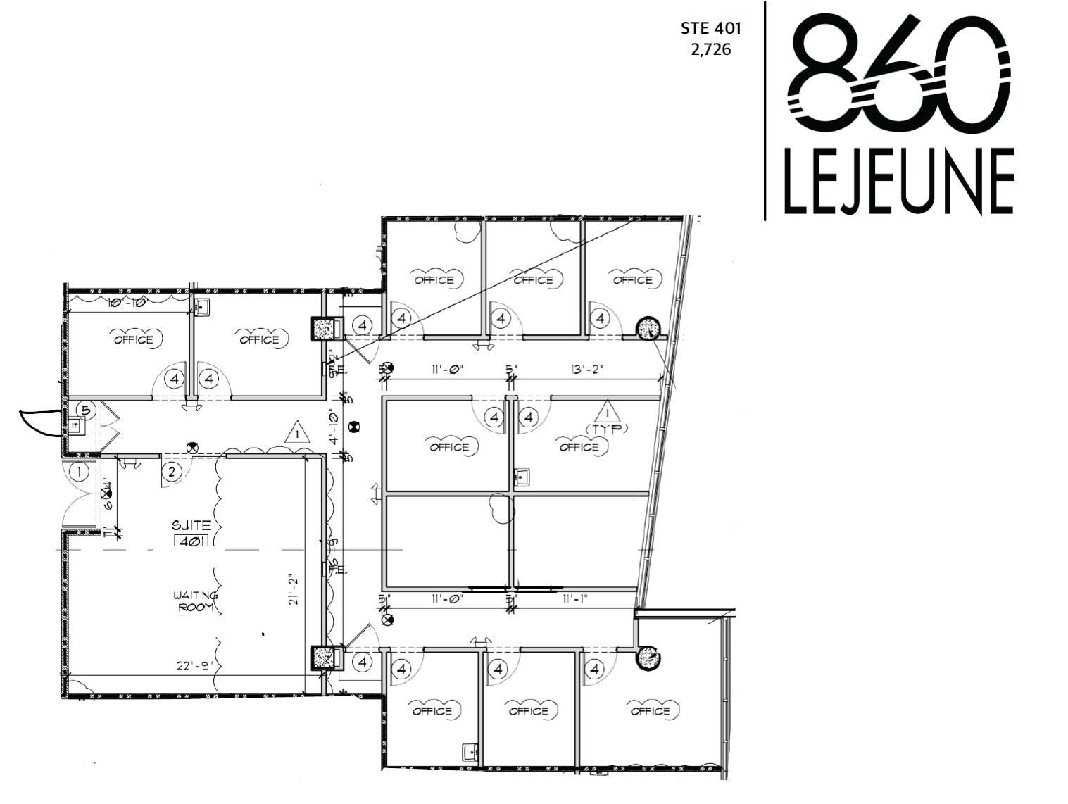 850 NW 42nd Ave, Miami, FL à louer Plan d’étage– Image 1 sur 4