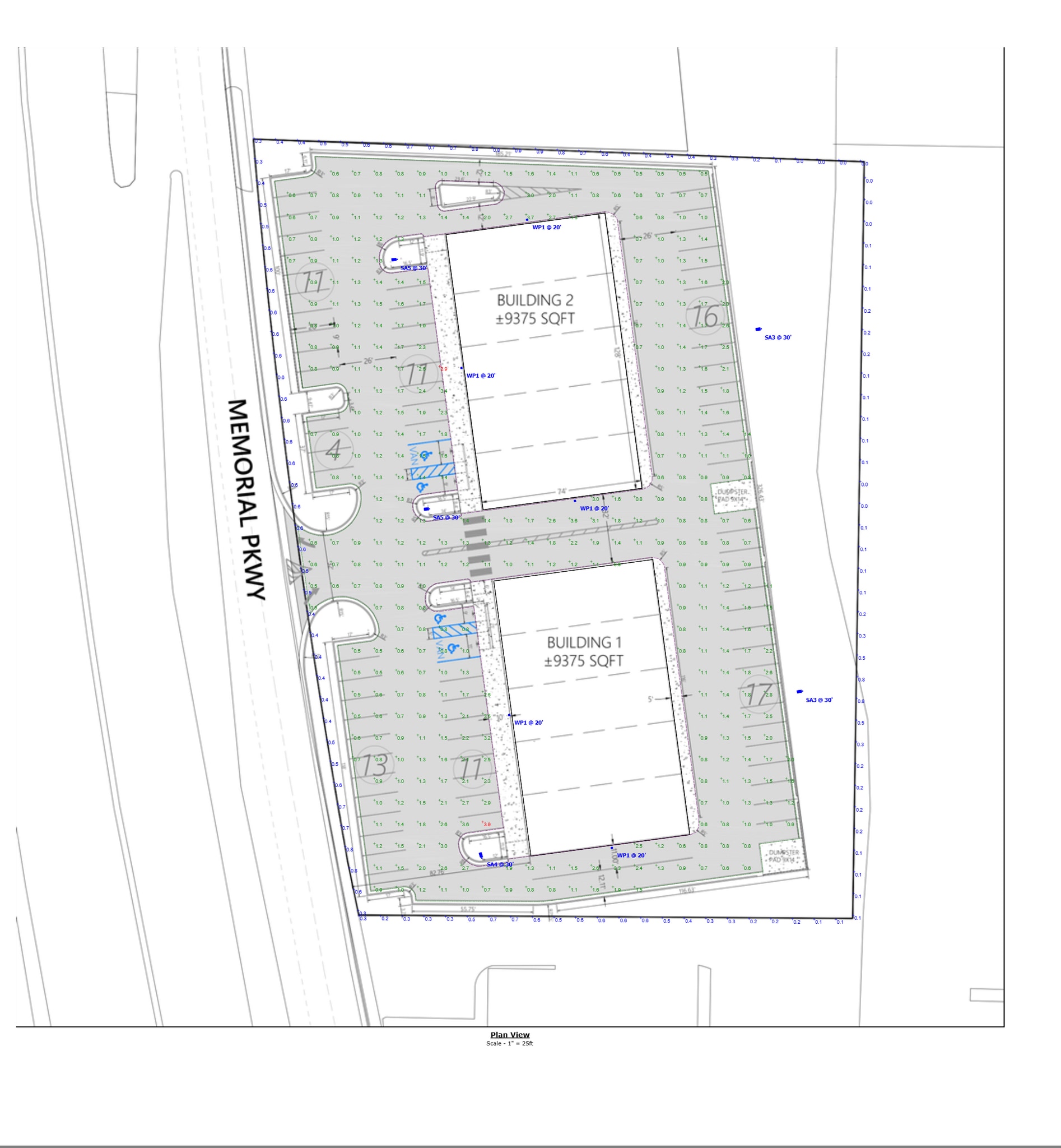 1010 Memorial Pky N, Huntsville, AL à louer Plan d’étage– Image 1 sur 1