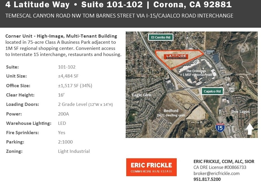 4 Latitude Way, Corona, CA à louer Photo de l’immeuble– Image 1 sur 1