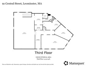 91 Central St, Leominster, MA à louer Plan d’étage– Image 1 sur 1