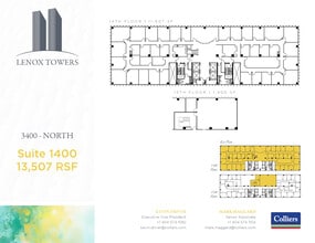 3400 Peachtree Rd NE, Atlanta, GA à louer Plan d’étage– Image 1 sur 1