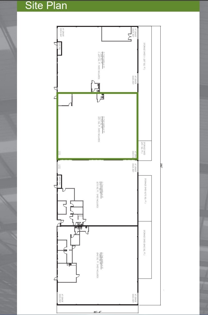 21740-21748 Marilla St, Chatsworth, CA à louer Plan d’étage– Image 1 sur 1