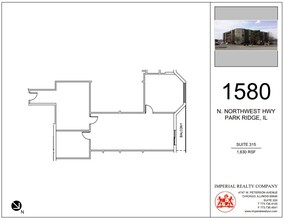 1580 N Northwest Hwy, Park Ridge, IL à louer Plan d’étage– Image 1 sur 1