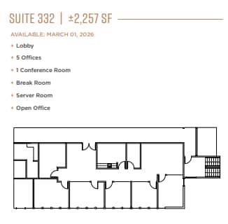 1520 The Alameda, San Jose, CA à louer Plan d’étage– Image 1 sur 1