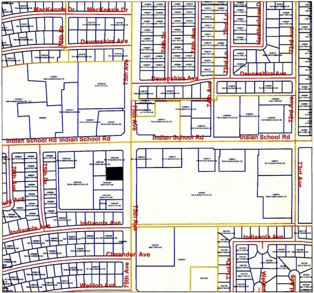 4040 N 75th Ave, Phoenix, AZ à vendre - Plan cadastral – Image 2 sur 2