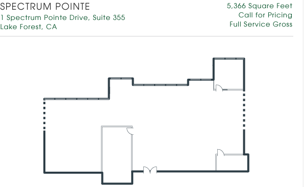 1 Spectrum Pointe Dr, Lake Forest, CA à louer Plan d’étage– Image 1 sur 1