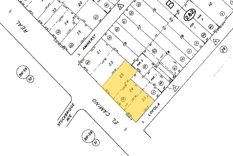 3351 El Camino Real, Atherton, CA à louer - Plan cadastral – Image 2 sur 4