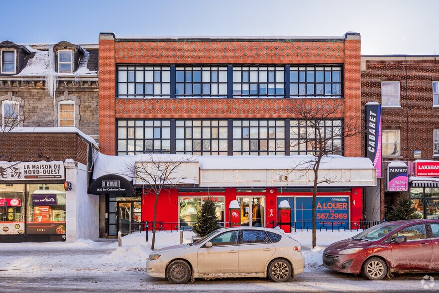 1822-1828 Sainte-Catherine Rue O, Montréal, QC à louer - Photo de l’immeuble – Image 3 sur 5