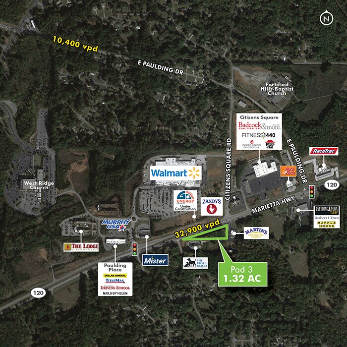 3615 Marietta Hwy, Dallas, GA à vendre Photo de l’immeuble– Image 1 sur 2
