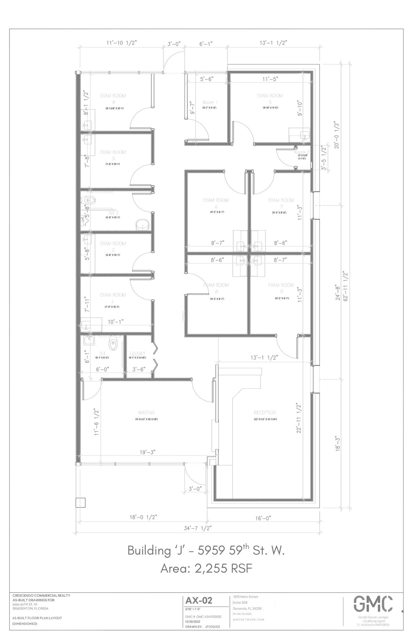 1800 59th St, Bradenton, FL à louer Plan d’étage– Image 1 sur 1
