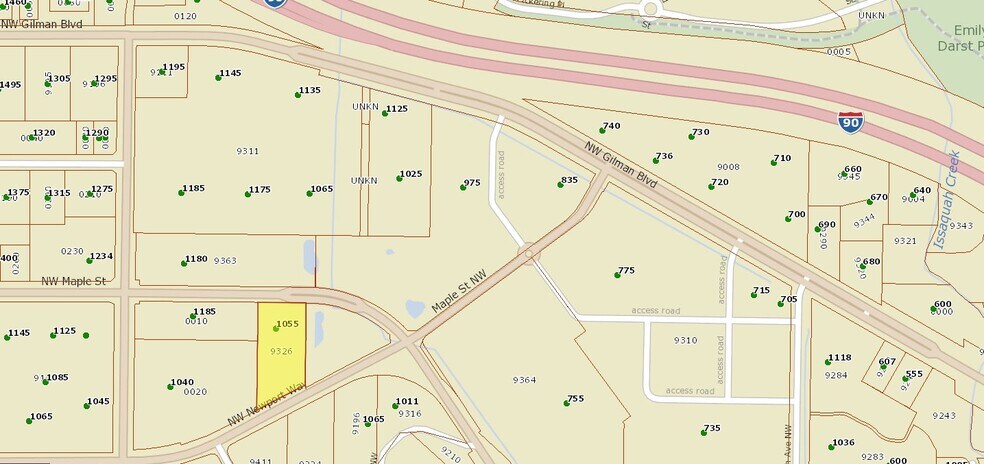 1055 NW Maple St, Issaquah, WA à louer - Plan cadastral – Image 2 sur 11