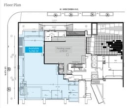 735 W Wisconsin Ave, Milwaukee, WI à louer Plan d’étage– Image 1 sur 1