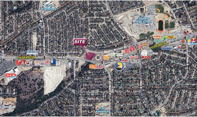 10325 Potranco Road, San Antonio, TX à vendre Aérien– Image 1 sur 2