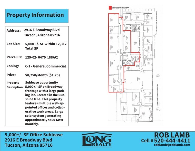 2916 E Broadway Blvd, Tucson, AZ à louer - Photo de l’immeuble – Image 2 sur 17