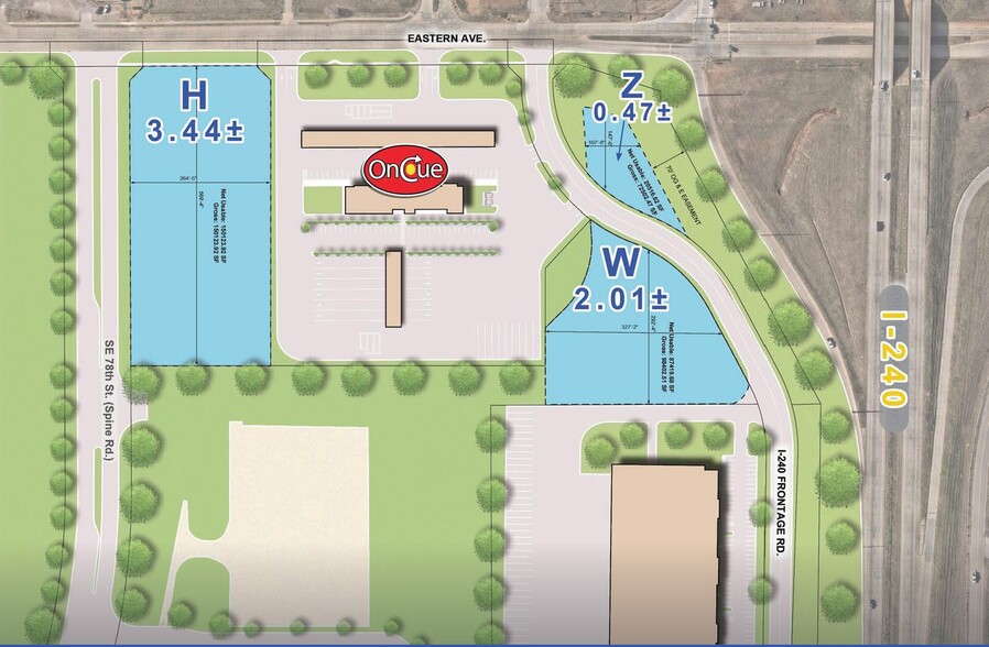 I-240, Oklahoma City, OK à vendre - Plan de site – Image 2 sur 2