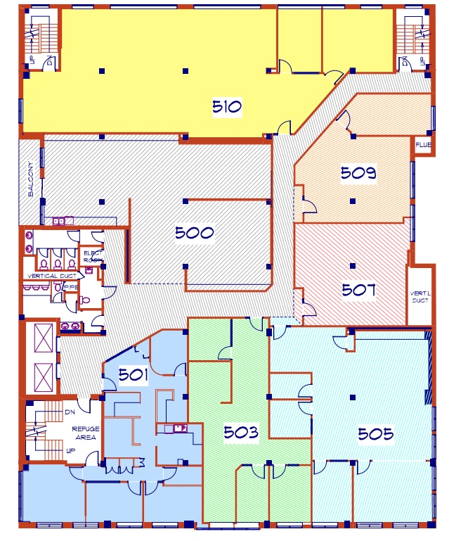 1145-1155 Robson St, Vancouver, BC à louer Plan d’étage– Image 1 sur 1