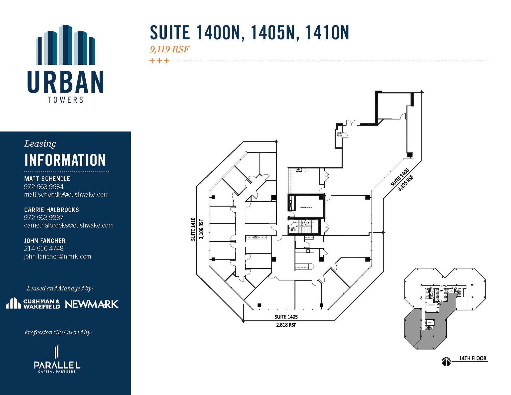 222 W Las Colinas Blvd, Irving, TX à louer Plan d’étage– Image 1 sur 2