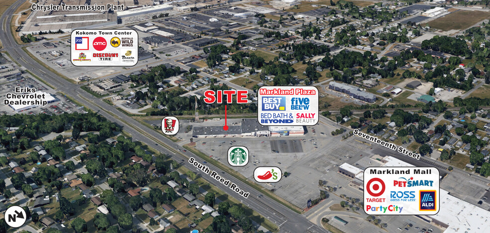 1403-1437 S Reed Rd, Kokomo, IN à louer - Photo de l’immeuble – Image 3 sur 6