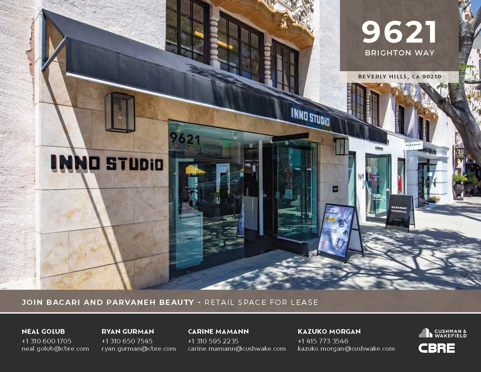 9601-9621 Brighton Way, Beverly Hills, CA à louer Photo de l’immeuble– Image 1 sur 10