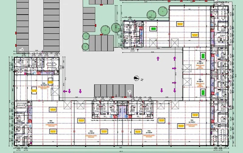 Local d'activités dans Mouen à vendre - Plan d’étage – Image 3 sur 4
