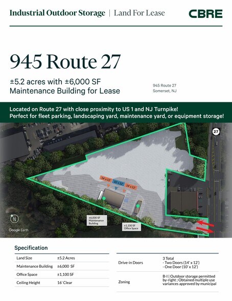 945 Somerset St, Somerset, NJ à louer - Plan de site – Image 2 sur 2