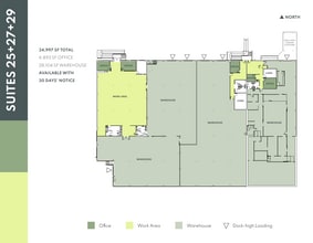 25-29 S Hanford St, Seattle, WA à louer Plan d’étage– Image 1 sur 1