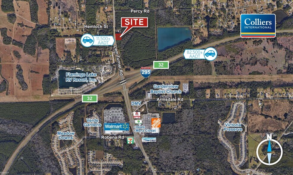 12457 Lem Turner Rd, Jacksonville, FL à vendre - Aérien – Image 3 sur 4