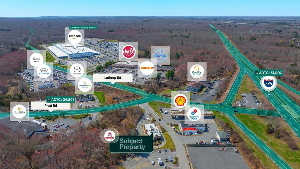 2 Pratt Rd, Plainfield, CT à vendre - Aérien – Image 2 sur 3