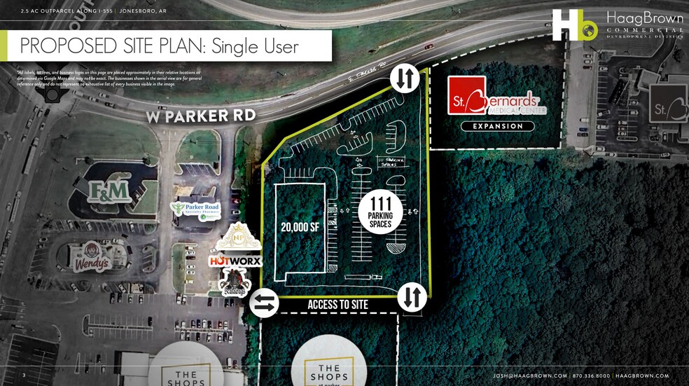 Parker Rd, Jonesboro, AR à vendre - Plan de site – Image 3 sur 10