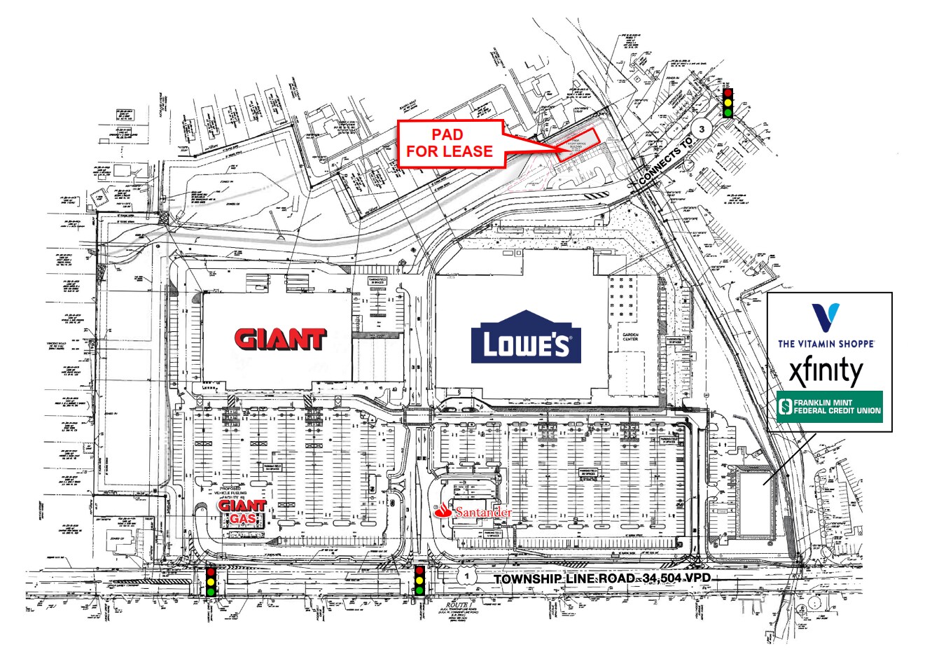 116 Township Line Rd, Havertown, PA à louer Plan de site– Image 1 sur 3